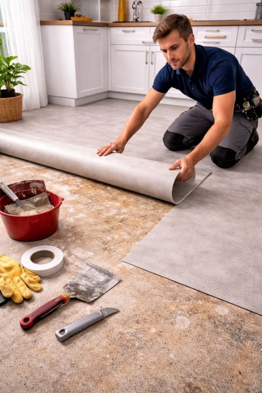 Linoleum Floor Installation in Gwynn Oak, MD