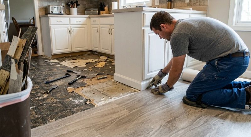 Linoleum Floor Installation in Nottingham, PA