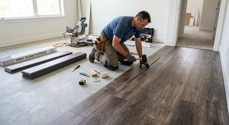 Linoleum Floor Installation in Towson, MD