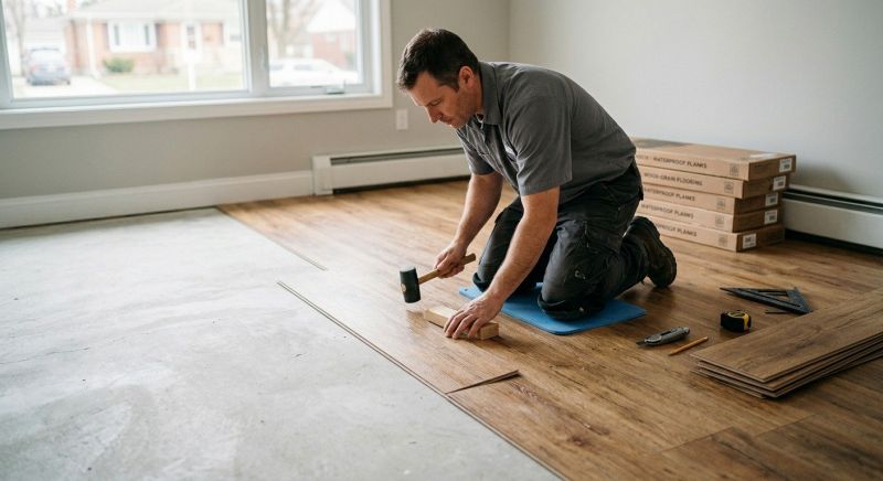Linoleum Flooring Replacement in Harford County, MD