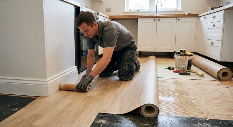 Sheet Linoleum Installation in Baltimore, MD