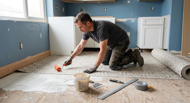 Sheet Linoleum Installation in Joppa, MD