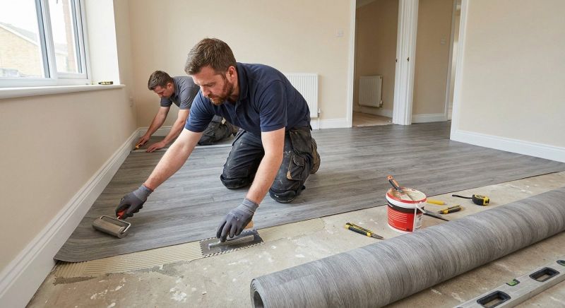 Sheet Linoleum Installation in Windsor Mill, MD
