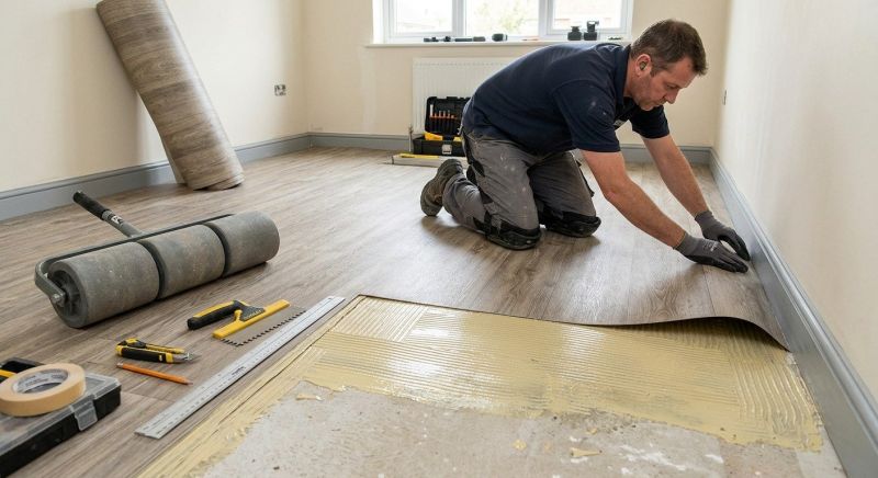 Sheet Vinyl Installation in Aberdeen Proving Ground, MD