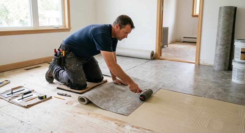 Sheet Vinyl Installation in Abingdon, MD