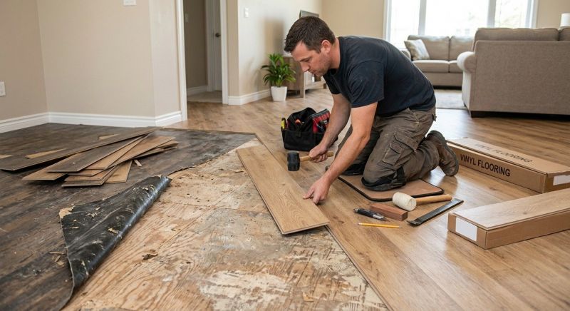 Vinyl Flooring Installation in Kingsville, MD