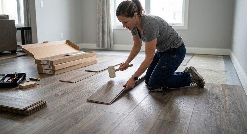 Vinyl Plank Floor Installation in Harford County, MD