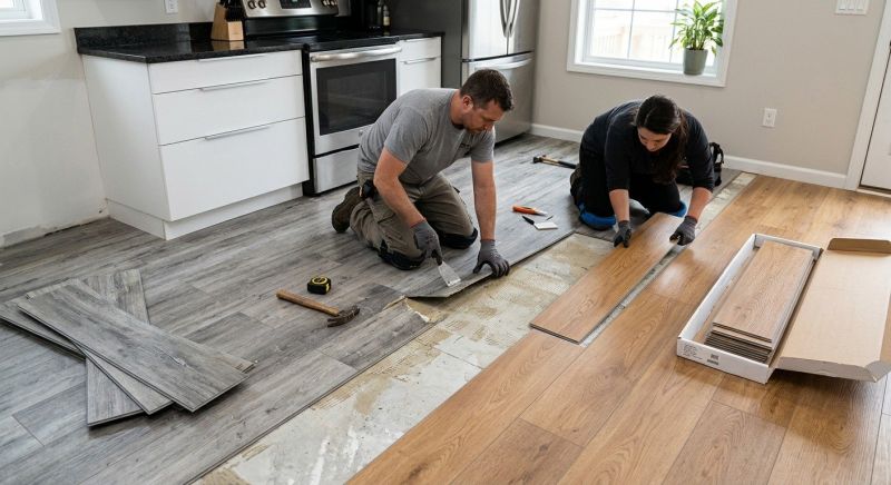 Vinyl Tile Installation in Harford County, MD